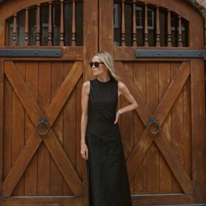 Black Dupioni Silk ‘Jane’ dress size XS -  timeless-  NWT!